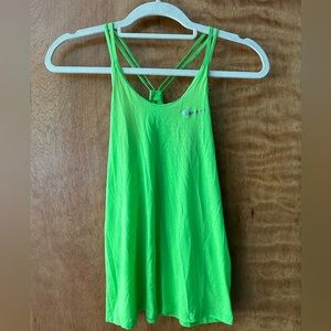 Lime green Nike, dry-fit work out tank, XS